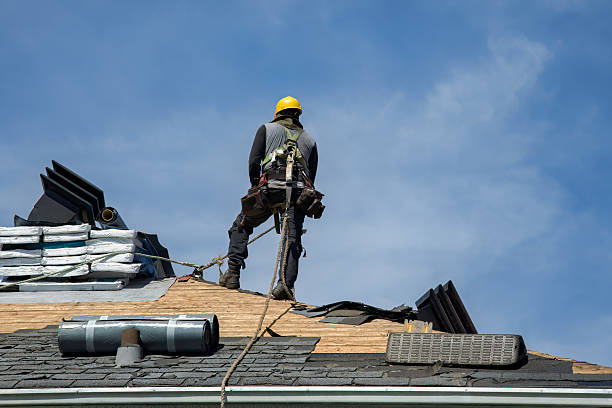 Professional Roofing technician working in Lahaska, PA